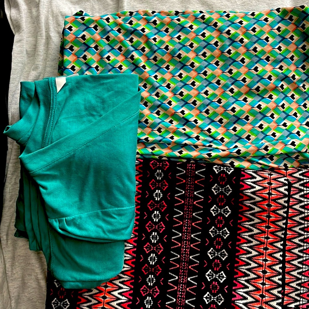 To skirts and one top